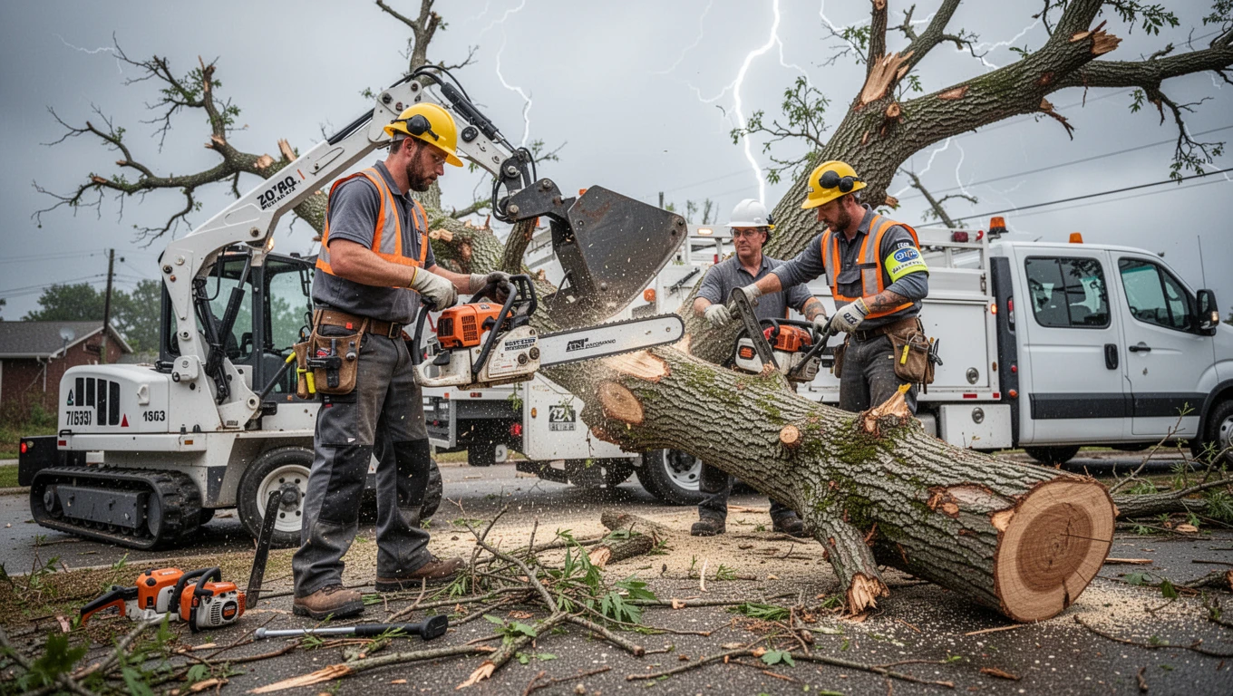 Storm Damage Tree Cleanup